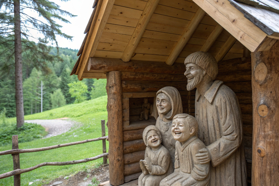 a-happy-greek-sculpture-family-they-are-in-a-wood